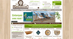 Desktop Screenshot of objetdecobois.com
